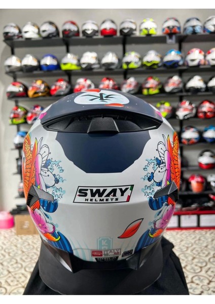 Sw 820 Dakar Fısh Full Face Motosiklet Kaskı fırsatları