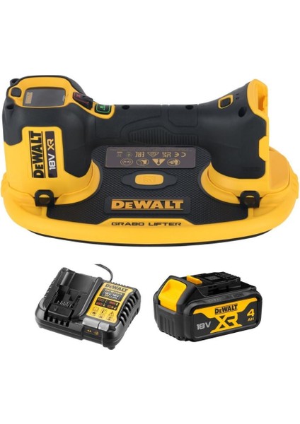 Grabo Akülü Vakumlu Vantuz Kaldırıcı 1x4 Amper DCE590N-XJ