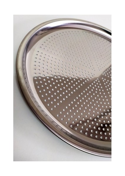 Oz cm ax Delikli Çelik Pizza ve Lahmacun Tepsisi - Orta Boy - 32 cm fırsatları