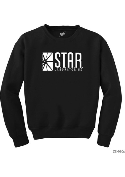 Star Lab Siyah Sweatshirt