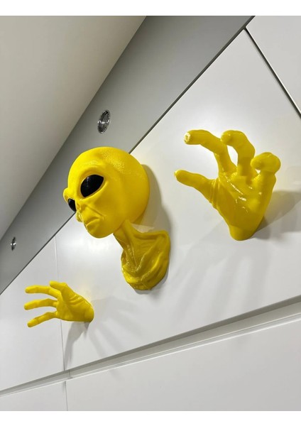 Alien Uzaylı Duvar Dekorasyonu - Kulaklık Tutucu Kulaklık Standı fiyatları