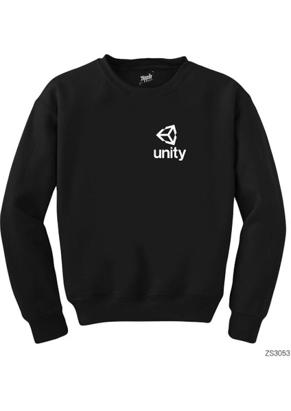 Unity Logo Siyah Sweatshirt
