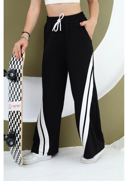 Kız Çocuk Oversize Pamuk Bel Lastikli Geniş Paça Eşofman ALTI-EŞF-0004 fiyatları