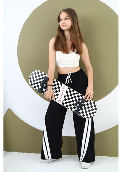 Kız Çocuk Oversize Pamuk Bel Lastikli Geniş Paça Eşofman ALTI-EŞF-0004 fırsatları