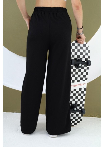 Kız Çocuk Oversize Pamuk Bel Lastikli Geniş Paça Eşofman ALTI-EŞF-0004 indirimleri