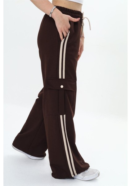 Kız Çocuk %100 Pamuk Kargo Cepli 2 Iplik Stoperli Eşofman Altı – Ayarlanabilir Beliyle Rahat TASARIM-EŞA-001