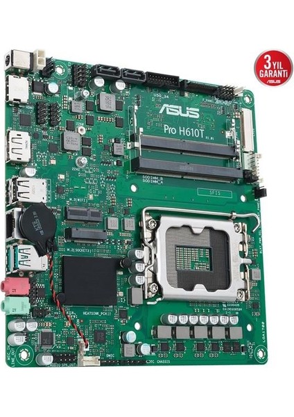 Pro H610T-CSM Ddr5 Hdmı-Dp Pcıe 4.0 1700P Matx Kurumsal Anakart