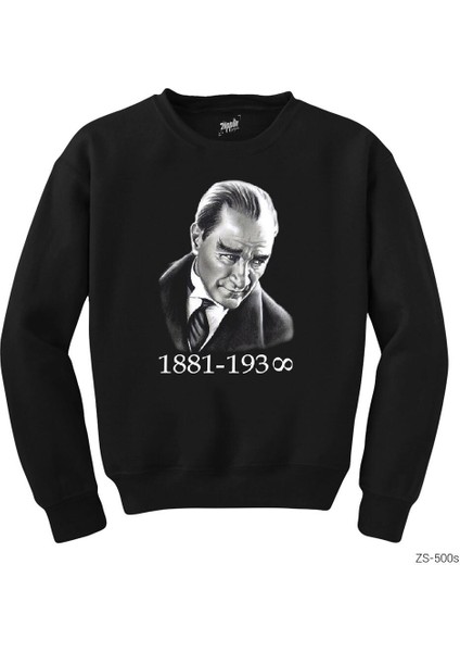 Atatürk Siyah Sweatshirt