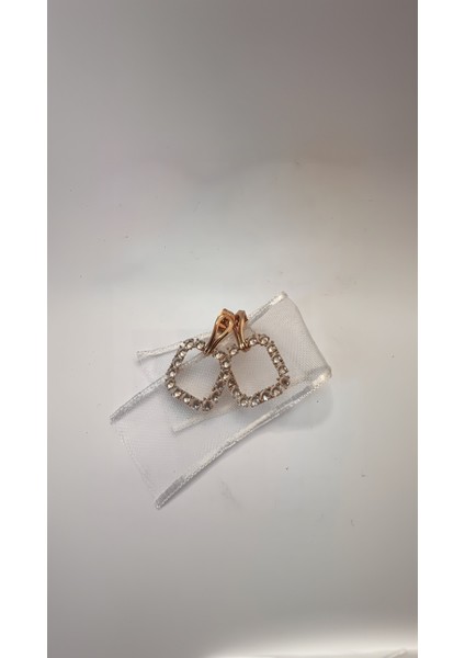 Solène Chic Zirkon Taşlı Altın Kaplama Rose Gold Küpe modelleri
