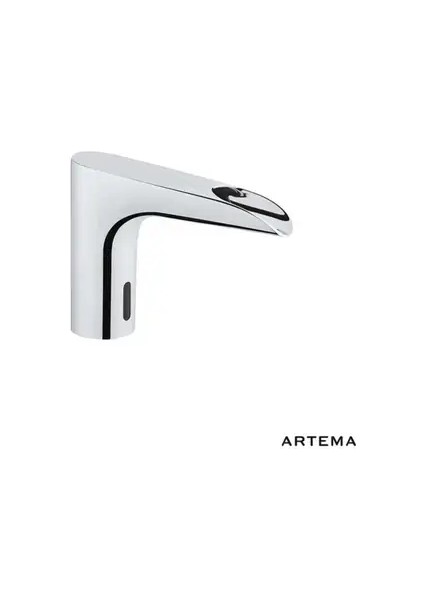 Aquasee Fotoselli Lavabo Bataryası (Şelale Akışlı, Çift Su Girişli, Elektrikli) A47076