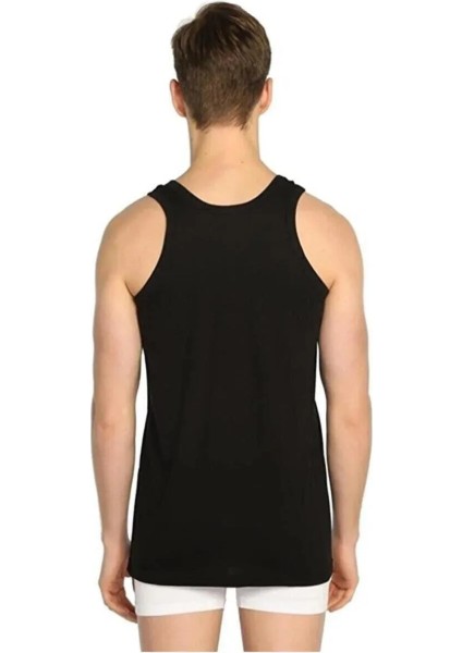 Erkek Siyah 3'lü Paket Ribana Atlet fiyatları