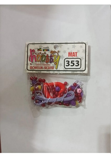 Boncuk Serisi Gümüş NC-353 (1 Paket)
