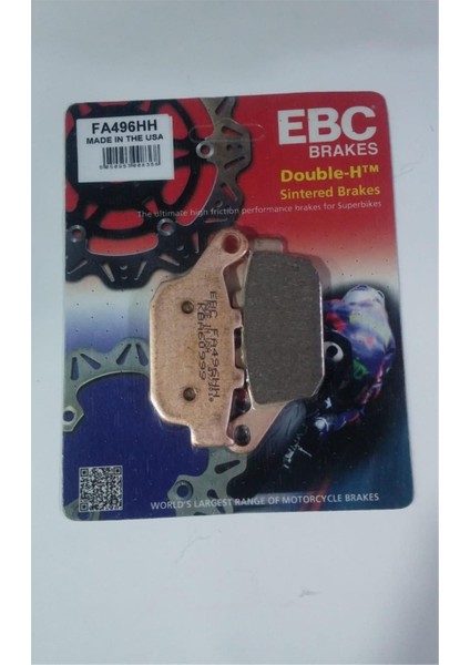 Fren Balatası Sinter FA496HH 2014-2020 Honda Nc 750 S Dct Uyu