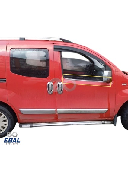 Citroen Nemo Krom Cam Çıtası 2 Parça 2008 Ve Üzeri Paslanmaz Çelik
