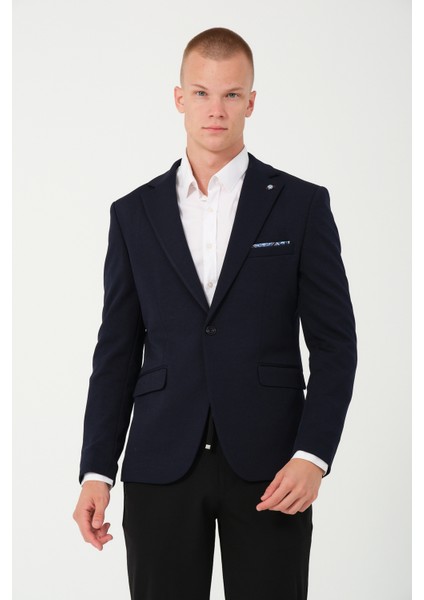 Erkek Slim Fit Blazer Ceket Lacivert fiyatları
