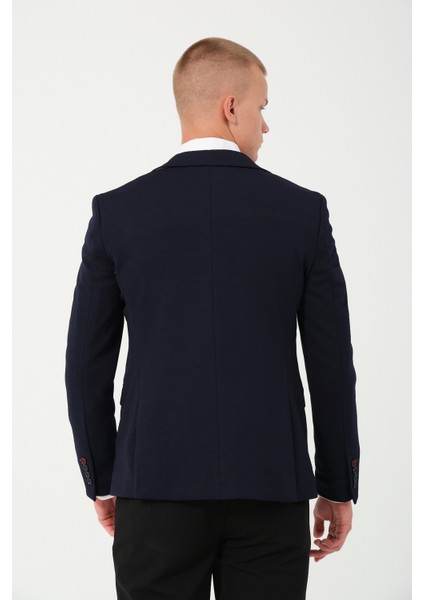 Erkek Slim Fit Blazer Ceket Lacivert indirimleri