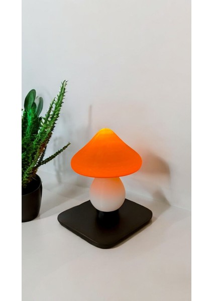 MantarMasal™ Sihirli Mantar Gece Lambası – Kablosuz, Sıcak Işıklı, Dekoratif LED Lamba