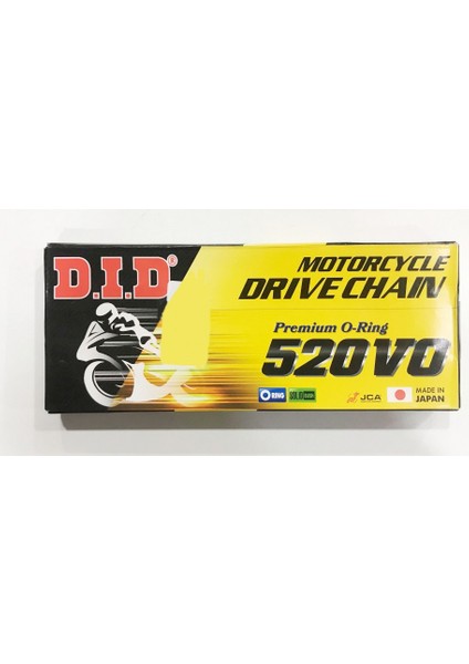 Dıd Çelik Zincir 520-118L O-Rıng 2019-2022 Ktm 125 Duke