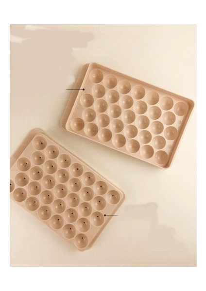 2'li Buz Kalıbı 33 Bölmeli Kristal Küre Buzluk - Mini Yuvarlak Buz Kalıbı modelleri