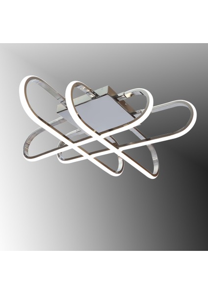 TT338-KR Tt Aydınlatma Kasef Model Krom Kaplama LED Avize modelleri