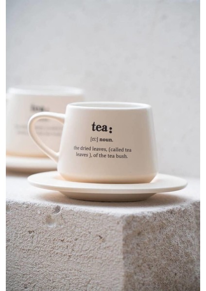 Blush Krem 2 Kişilik Çay/nescafe Fincanı