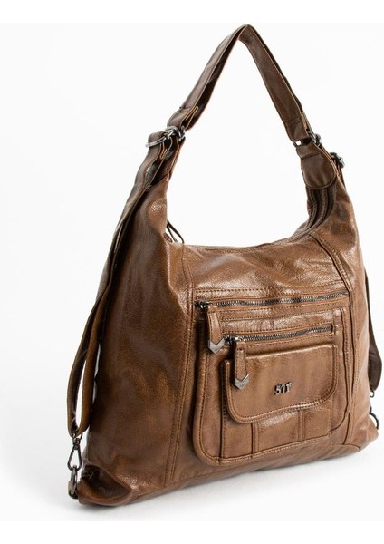 Vegan Deri Kadın Omuz Çantası Sırt Çantası Fonksiyonel Kullanım 30 cm Genişlik 25 cm Yükseklik fiyatları