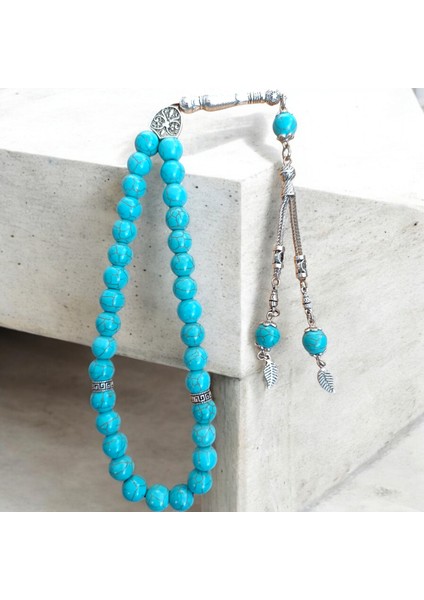 Firuze Taşı Tesbih Turkuaz Taşı Tesbih 33'lük Tesbih Doğal Taş Tesbih Sertifikalı Özel Mdf Kutulu fırsatları