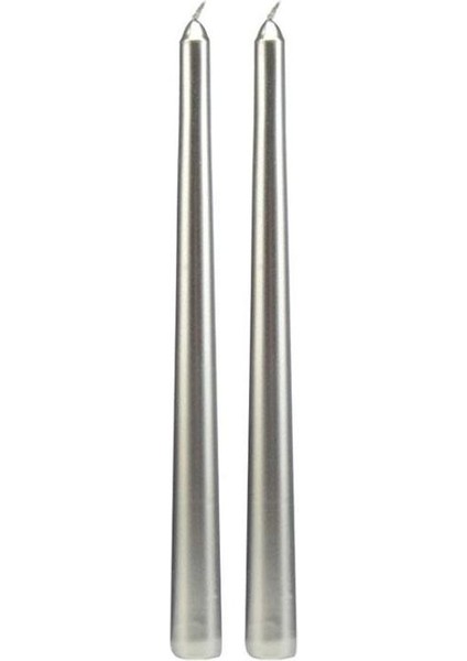 10 Pcs Chrıstmas Candle Metallıc Brıght Silver Candlestıck 10 Adet Gümüş Şamdan Mumu Yılbaşı Mumları modelleri