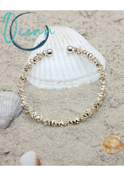 Çelik Gold Renk Kadın Bileklik modelleri