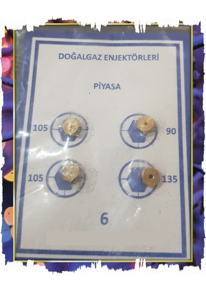 Doğalgaz Ocak Memesi. 6 numara