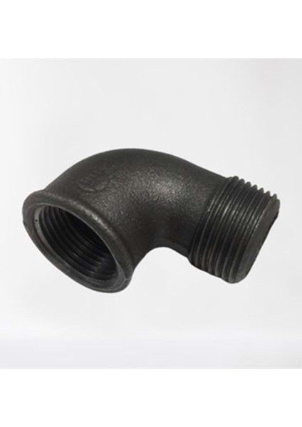 Siyah Kuyruklu Dirsek 1" 2 adet