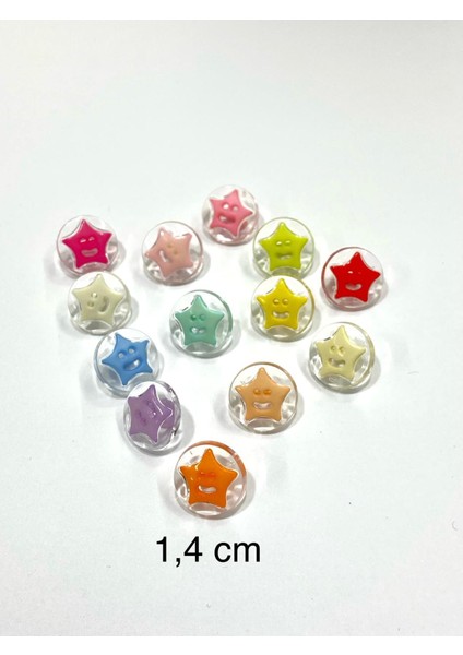 Bebek Düğmesi / Büyük Yıldız Model / 10 Adet / fiyatları