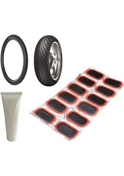Büyük Lastik Yaması - Bisiklet - Motor Lastiği Yaması