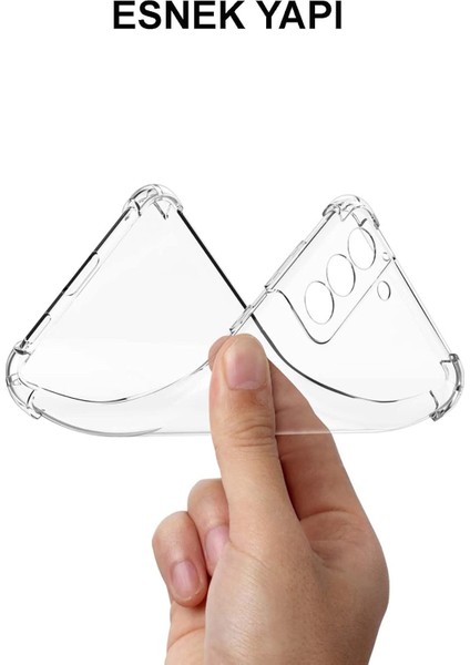 Xiaomi Mi 11 Lite Kılıf Köşe Korumalı Kılıf Şeffaf Köşeli Kılıf Slikon - Şeffaf modelleri