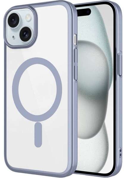 Apple iPhoneone 15 Kılıf Magsafe Destekli Zenova Pc Silikon Kapak
