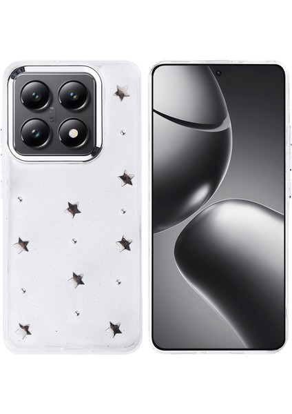 Xiaomi 14T Pro Kılıf Sİmli Kamera Çerçveli ve Mini Fİgür Desenli Ultra Koruma Sağlayan Kutup Sert Silikon Kapak