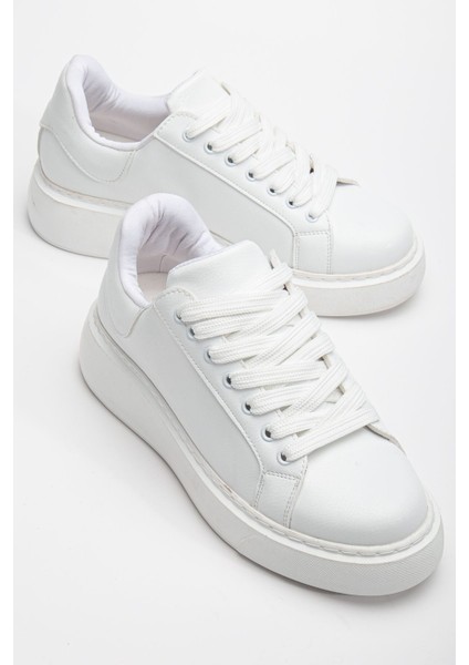 Berny Kadın Beyaz Cilt Spor Ayakkabı modelleri