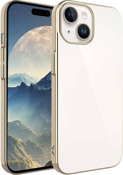 Apple Iphoneone 15 Plus Kılıf Kenarları Parlak Renkli Veloxcase Pc Kapak