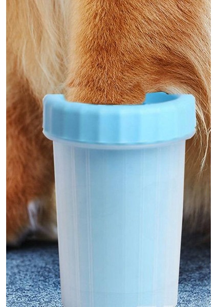 Evcil Hayvan Kedi Köpek Pati Temizleme Silikon Fırçalı Aparat Kolay Temizlik Acıtmaz Kolay Temizlik