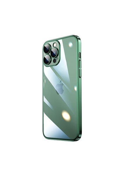 Apple iPhoneone 13 Pro Max Kılıf Kenarları Parlak Renkli Veloxcase Pc Kapak