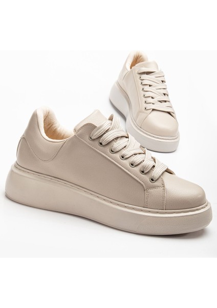 Berny Kadın Bej Cilt Spor Ayakkabı fiyatları