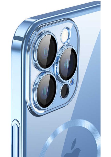 Apple Iphoneone 13 Pro Max Kılıf Kenarları Parlak Renkli Veloxcase Pc Kapak
