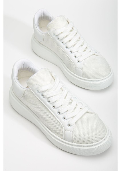 Jose Kadın Beyaz Triko Spor Ayakkabı fiyatları