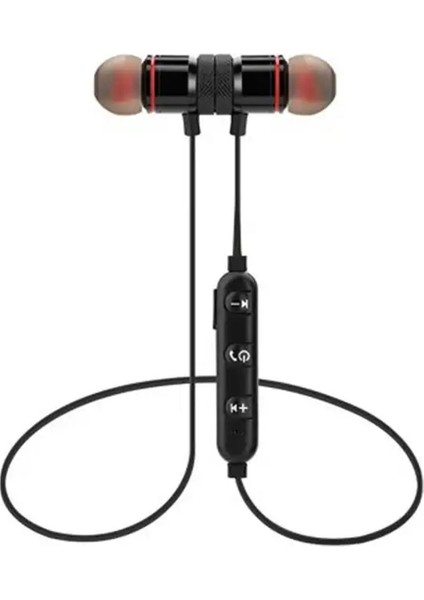 Spor Yaparken Mıknatıslı Telefon Görüşmesi Müzik Dinlemek Için Kaliteli Kablosuz Kulaklık Mıknatıslı