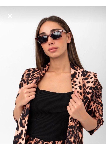 Leopar Desenli Blazer Ceket fiyatları