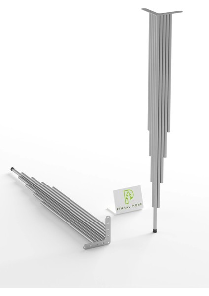 Dresuar Petek Üstü Raf Yarım Ay Beyaz Gümüş Ayak 100*18cm (80cm Altı Petekler İçin Geçerlidir) modelleri