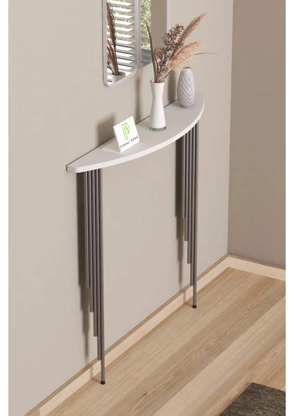 Dresuar Petek Üstü Raf Yarım Ay Beyaz Gümüş Ayak 100*18cm (80cm Altı Petekler İçin Geçerlidir) fırsatları