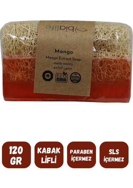 Kabak Lifli Mango Özlü Doğal Sabun 120 gr modelleri