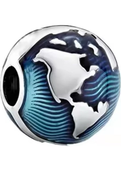 Gümüş Dünya Klips Charm modelleri