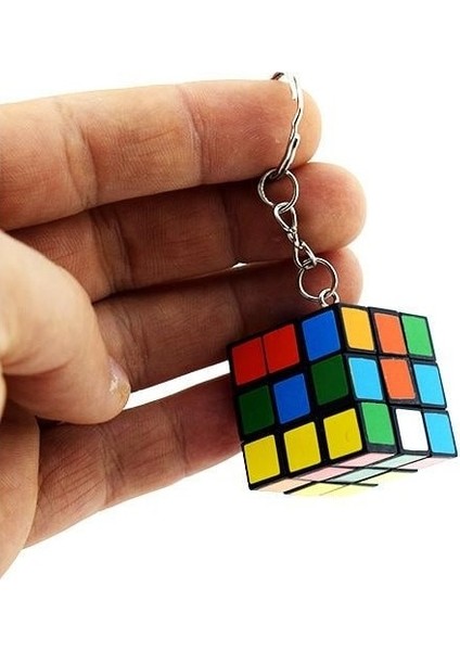 Nostaljik Zeka Küpü Sihirli Mini Rubik Anahtarlık 3x3 cm fiyatları